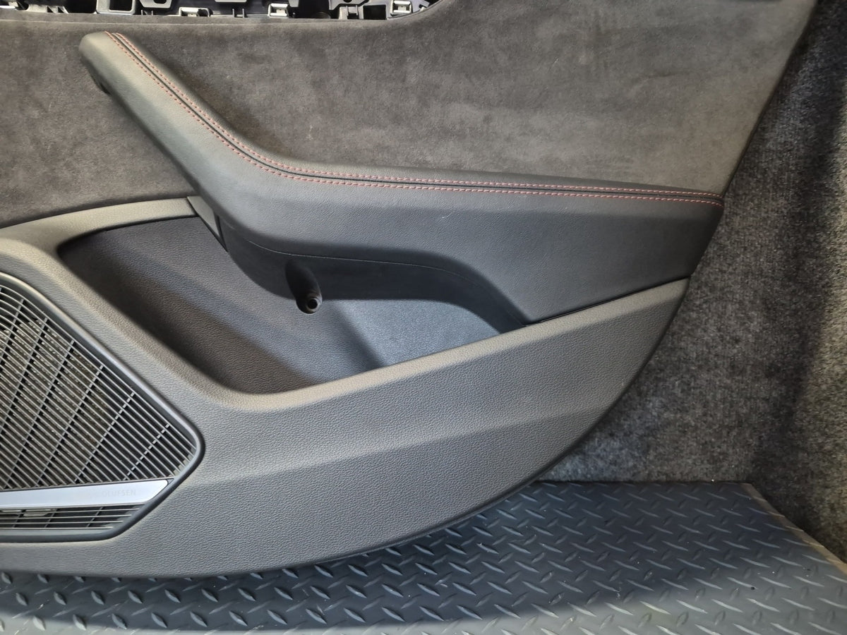 18-21 Audi F5A S5 Sportback Rear Door Interior Trim Cover Panel Set of 2 OEM