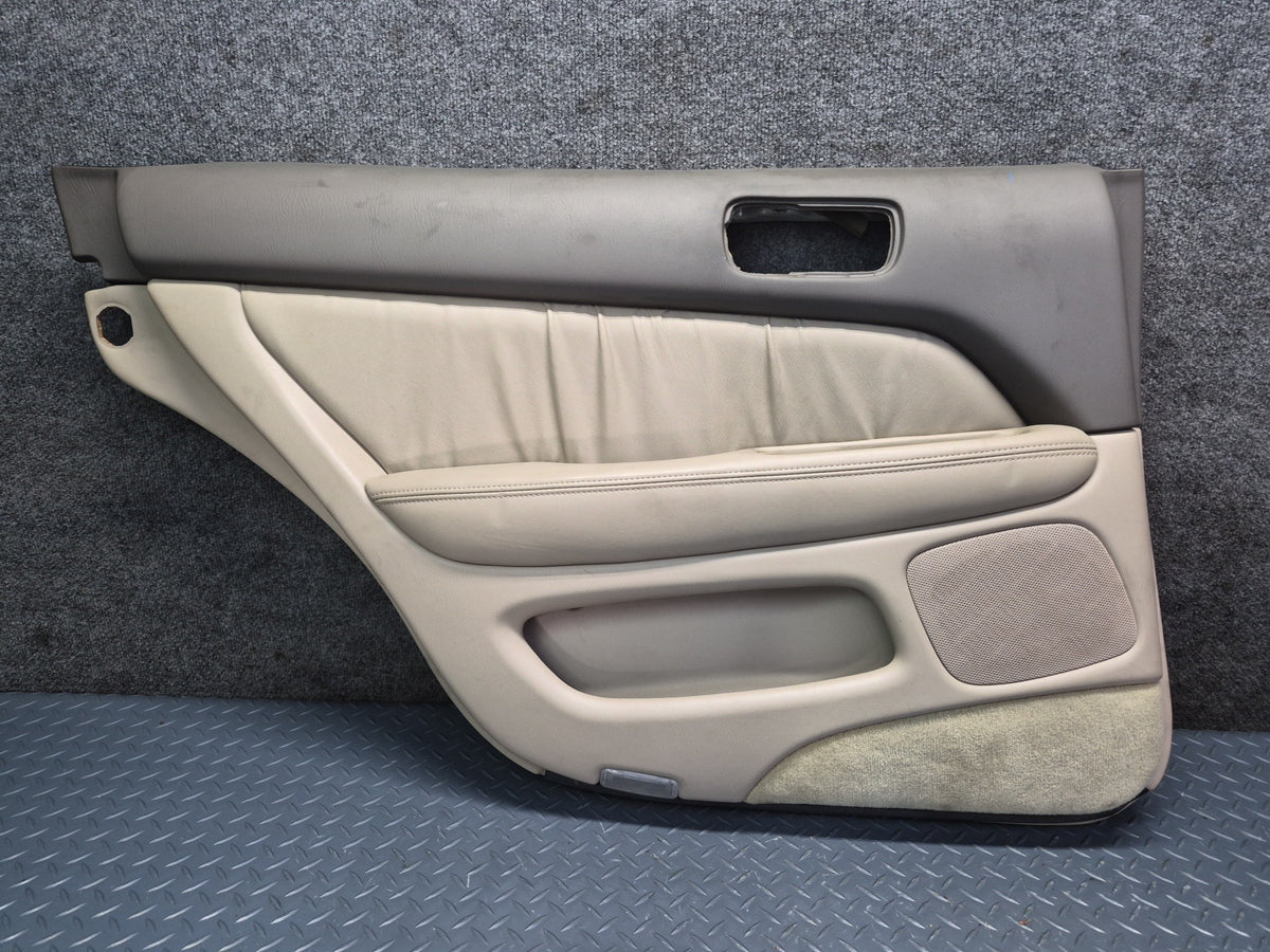 98-00 Lexus UCF20L LS400 Set of 2 Rear Door Interior Trim Cover Panel Ivory OEM