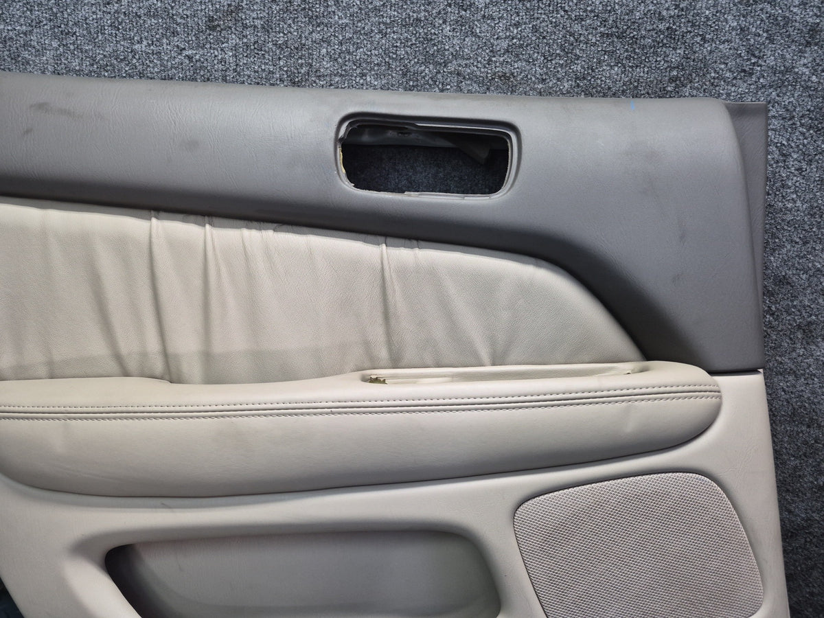98-00 Lexus UCF20L LS400 Set of 2 Rear Door Interior Trim Cover Panel Ivory OEM