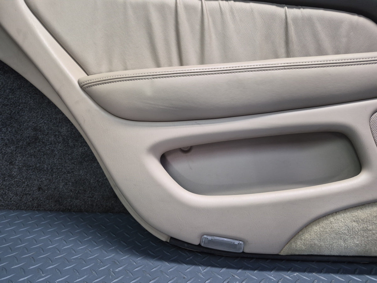 98-00 Lexus UCF20L LS400 Set of 2 Rear Door Interior Trim Cover Panel Ivory OEM