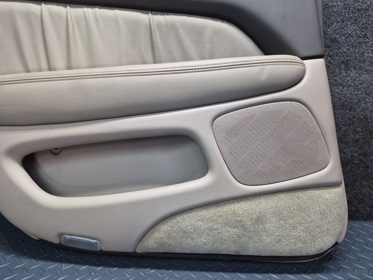 98-00 Lexus UCF20L LS400 Set of 2 Rear Door Interior Trim Cover Panel Ivory OEM