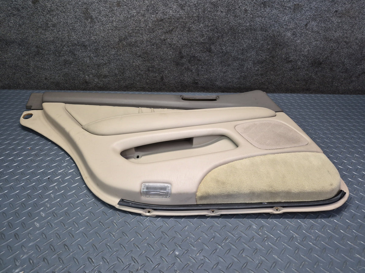 98-00 Lexus UCF20L LS400 Set of 2 Rear Door Interior Trim Cover Panel Ivory OEM