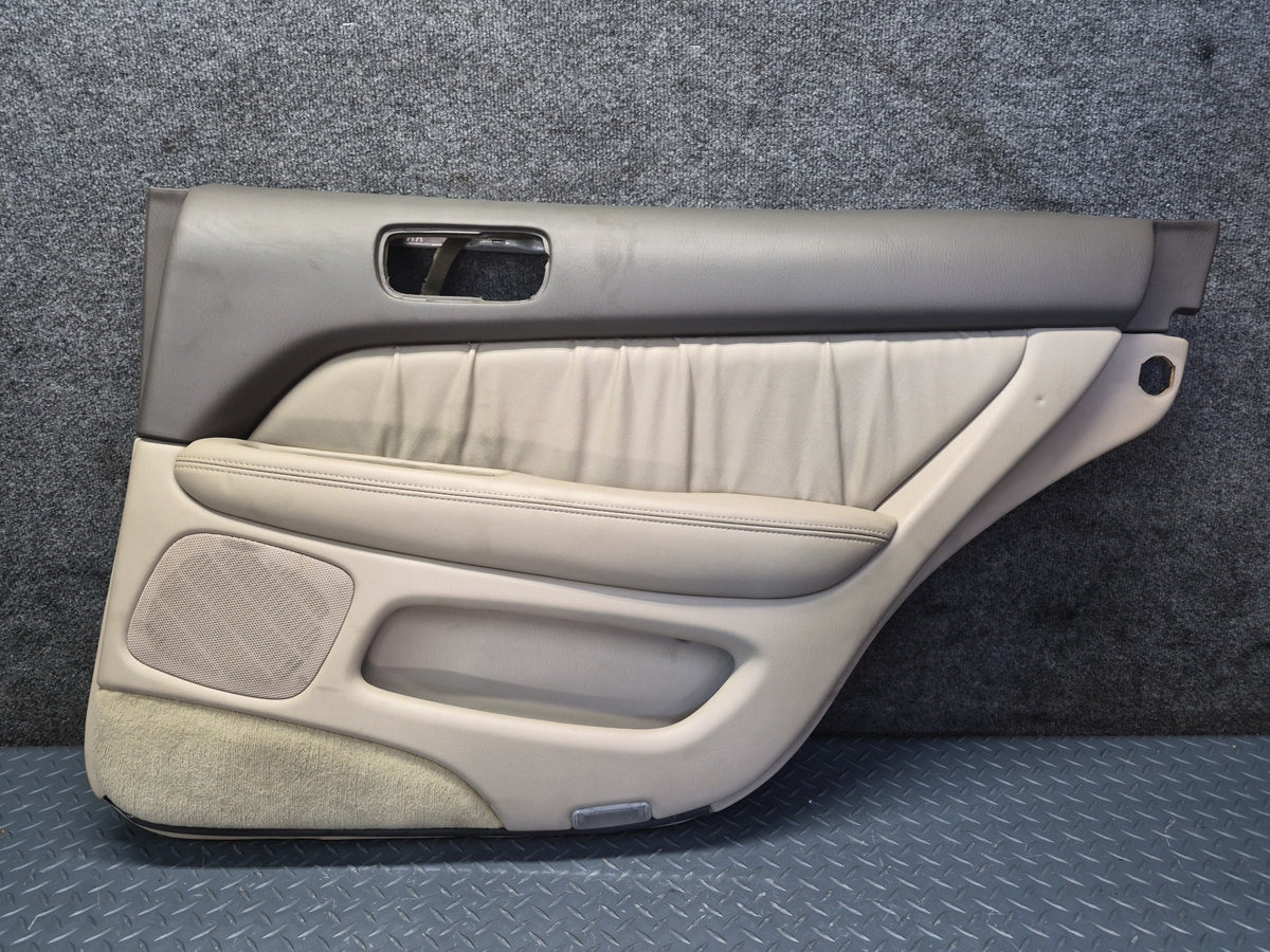 98-00 Lexus UCF20L LS400 Set of 2 Rear Door Interior Trim Cover Panel Ivory OEM