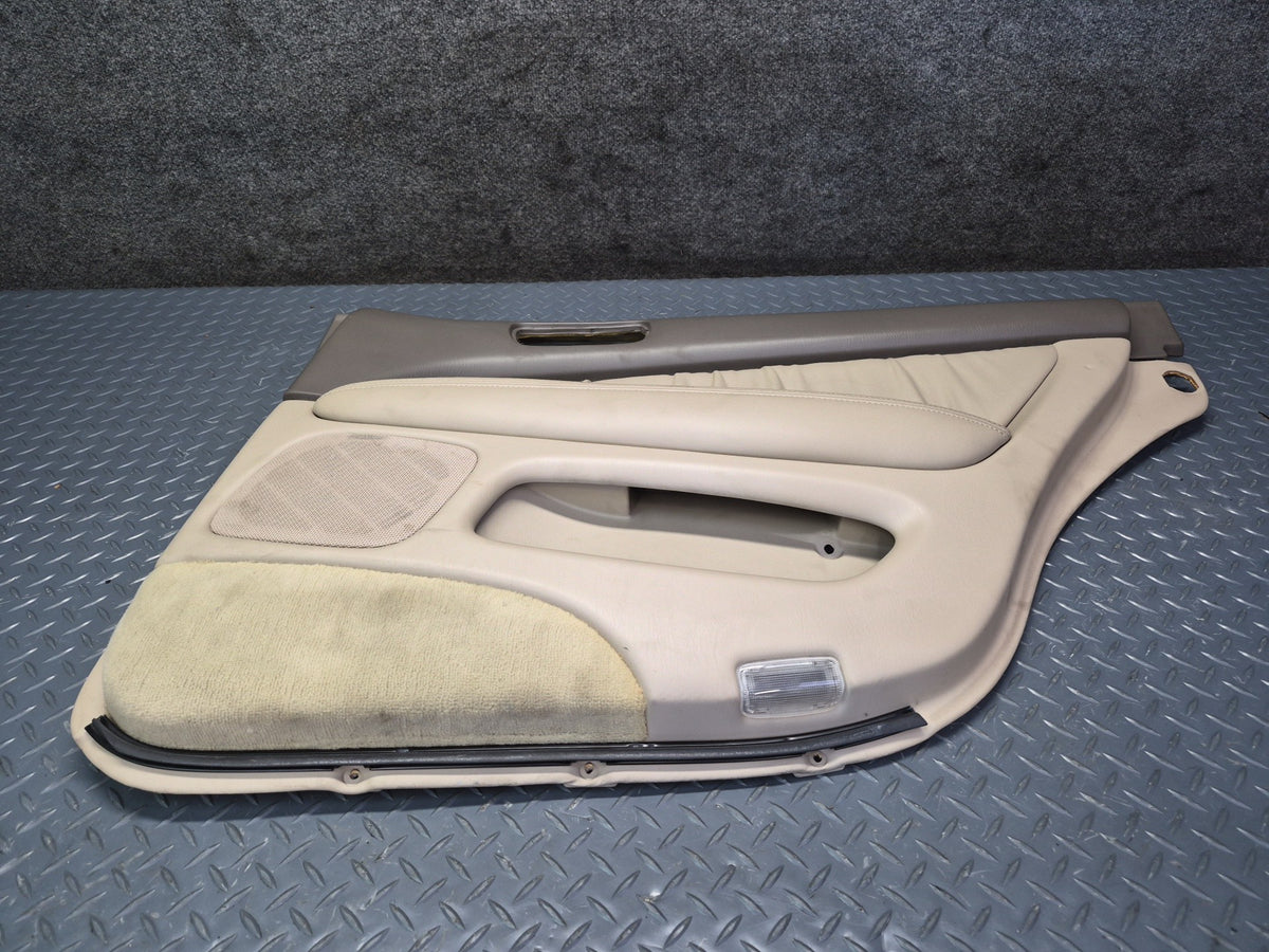 98-00 Lexus UCF20L LS400 Set of 2 Rear Door Interior Trim Cover Panel Ivory OEM