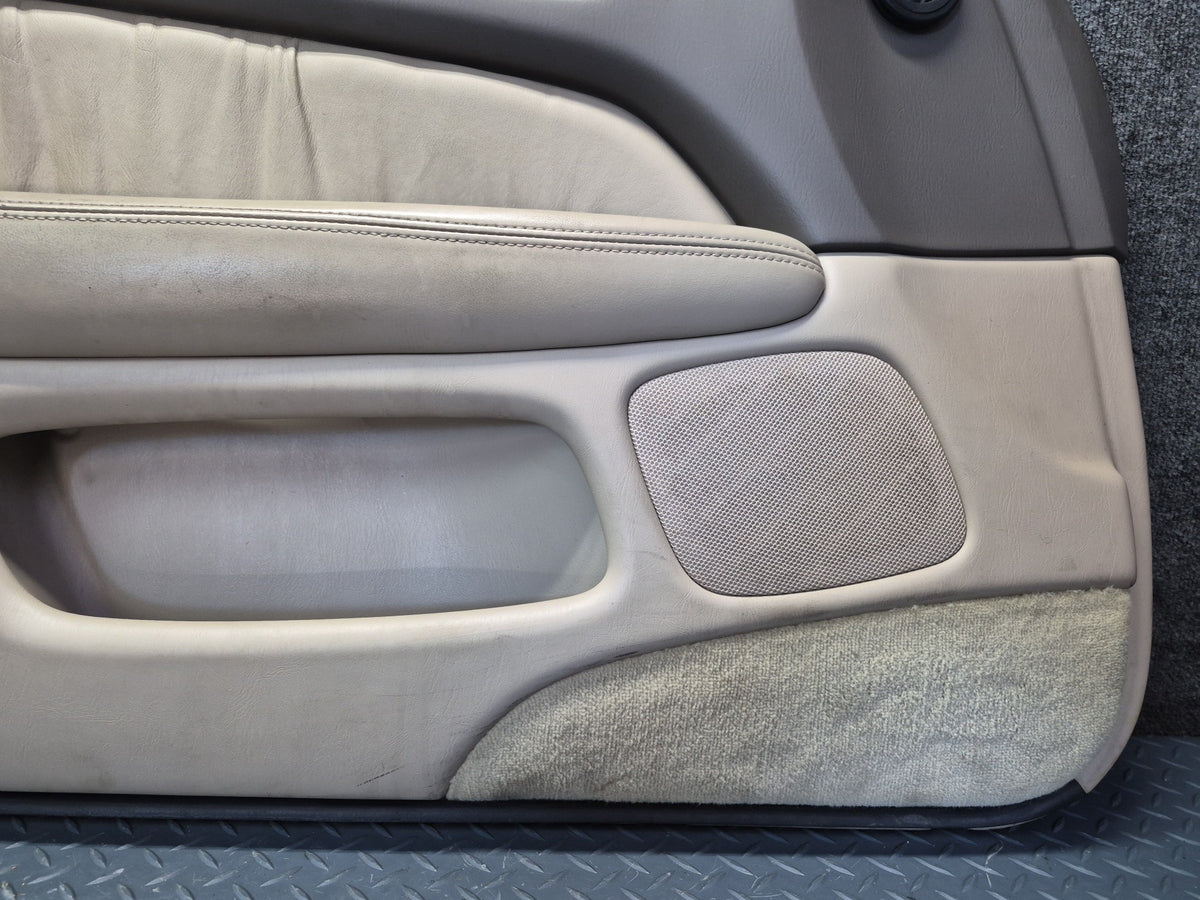 98-00 Lexus UCF20L LS400 Set of 2 Front Door Interior Trim Cover Panel Ivory OEM