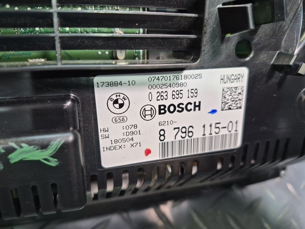 2018 BMW F15 X5 4.4L N63 Instrument Cluster Gauge Speedometer 8796115