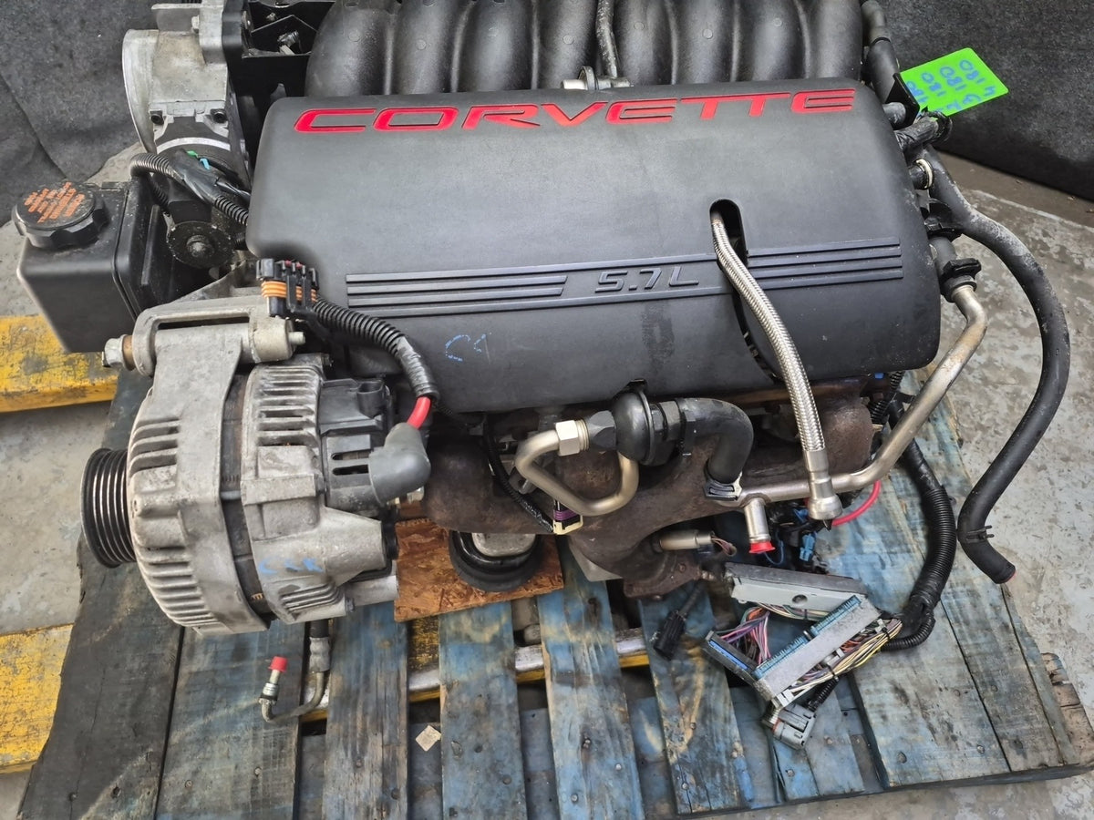 99-00 Chevy Corvette C5 5.7L LS1 RWD VIN G 8th Digit Complete Engine Motor 65K