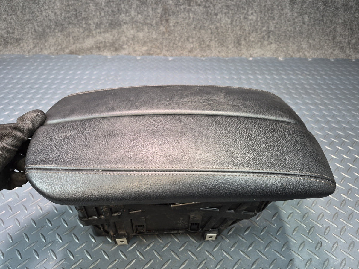 2014-2018 BMW F15 X5 Center Console Leather Armrest Compartment Storage