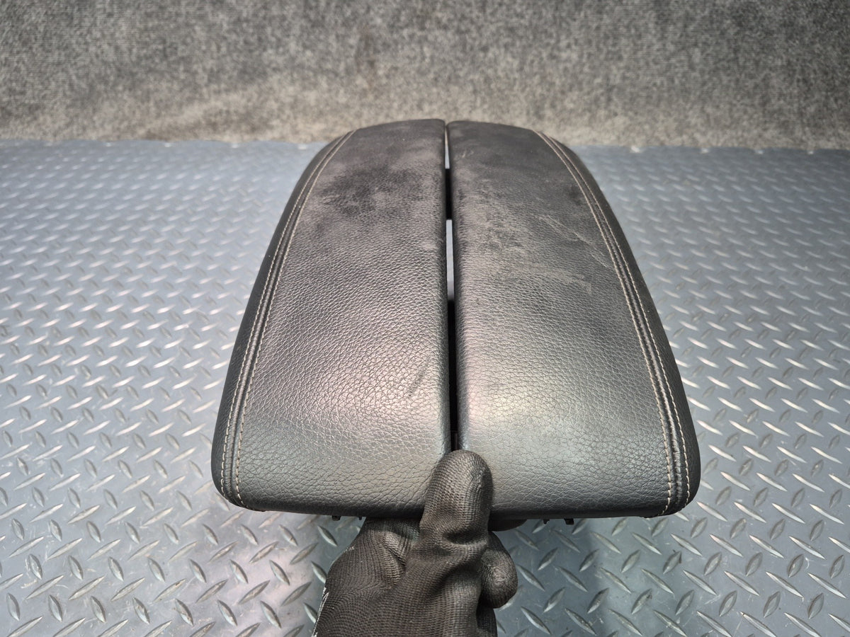 2014-2018 BMW F15 X5 Center Console Leather Armrest Compartment Storage