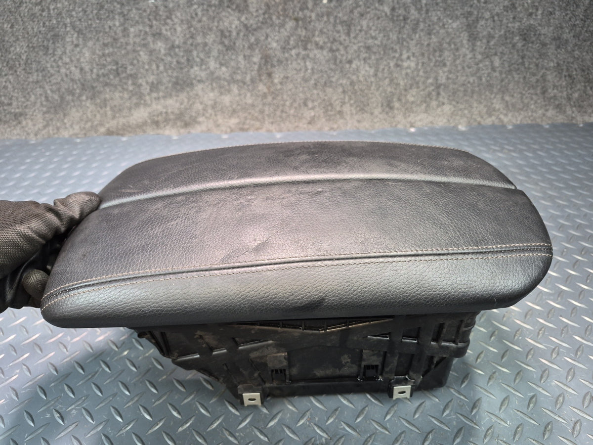 2014-2018 BMW F15 X5 Center Console Leather Armrest Compartment Storage