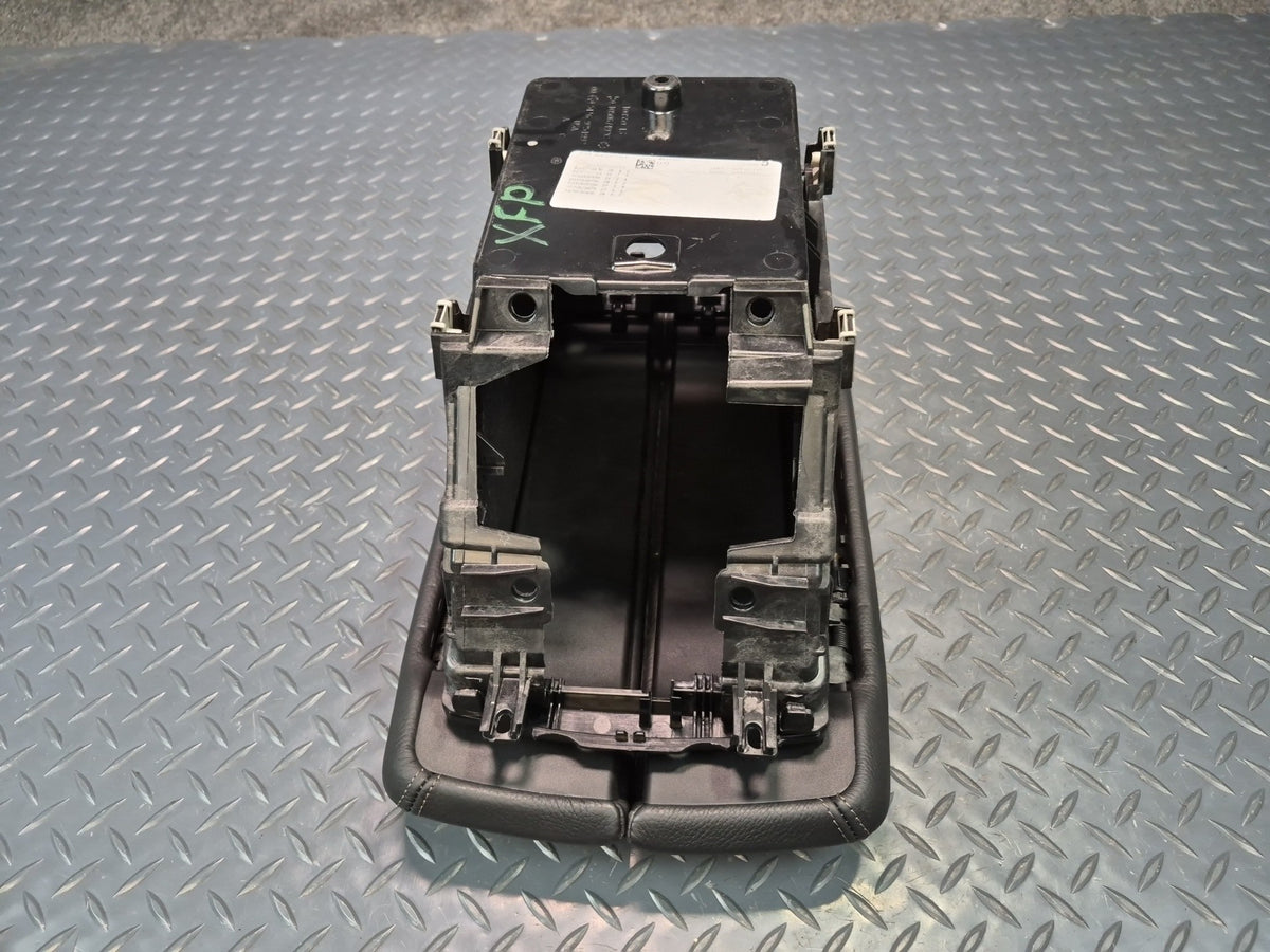 2014-2018 BMW F15 X5 Center Console Leather Armrest Compartment Storage