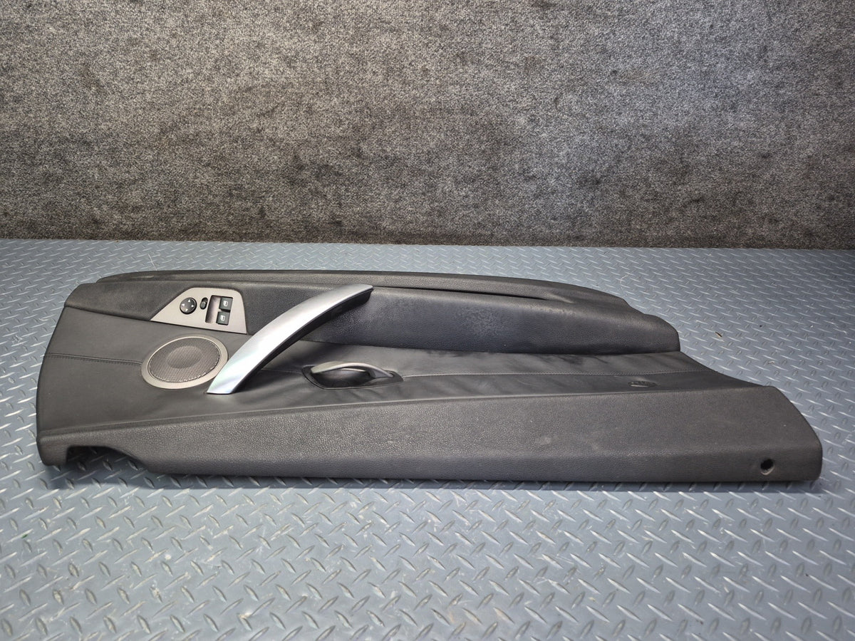03-05 BMW E85 Z4 Set of 2 Left & Right Door Interior Trim Panel Black OEM