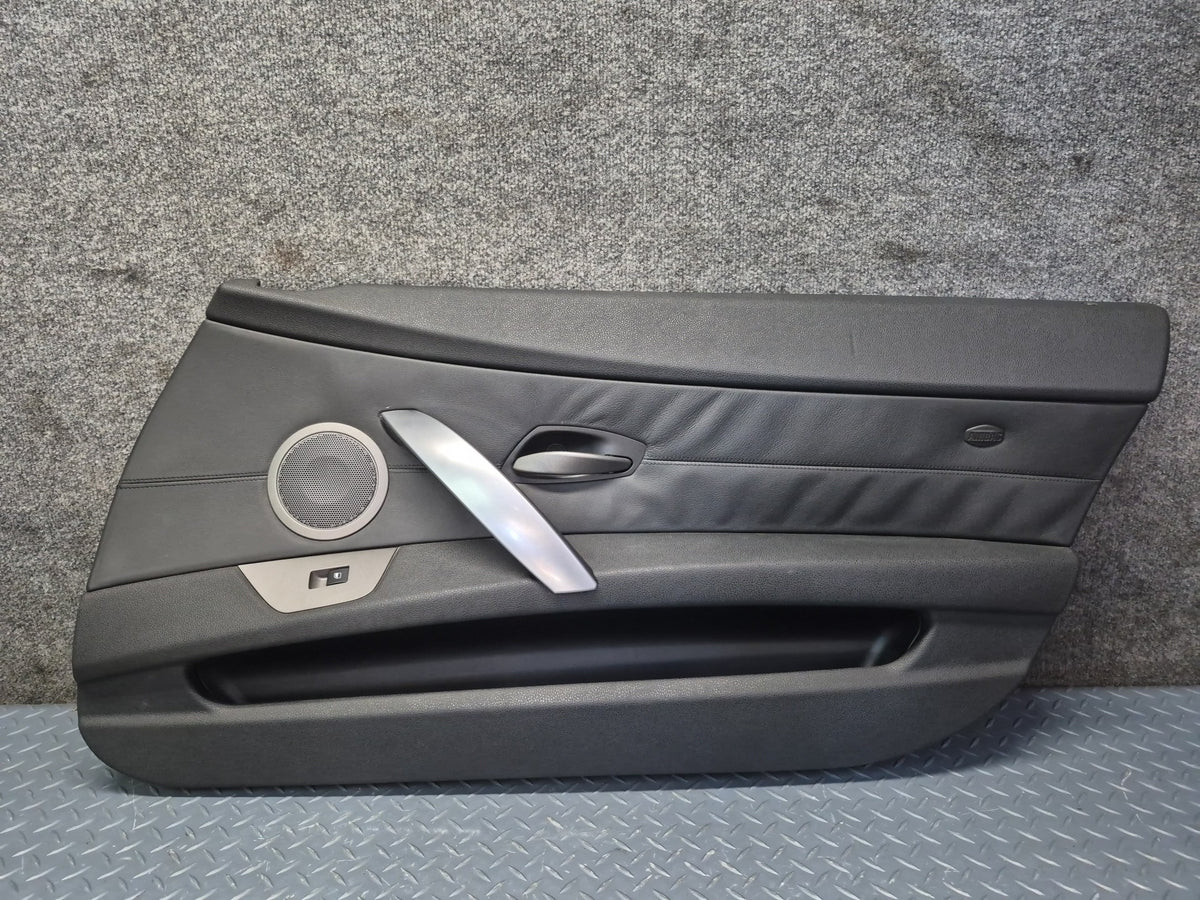 03-05 BMW E85 Z4 Set of 2 Left & Right Door Interior Trim Panel Black OEM
