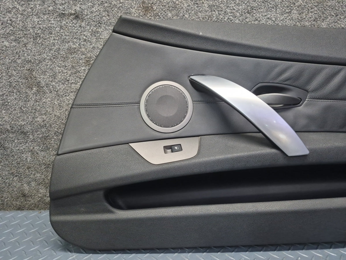 03-05 BMW E85 Z4 Set of 2 Left & Right Door Interior Trim Panel Black OEM