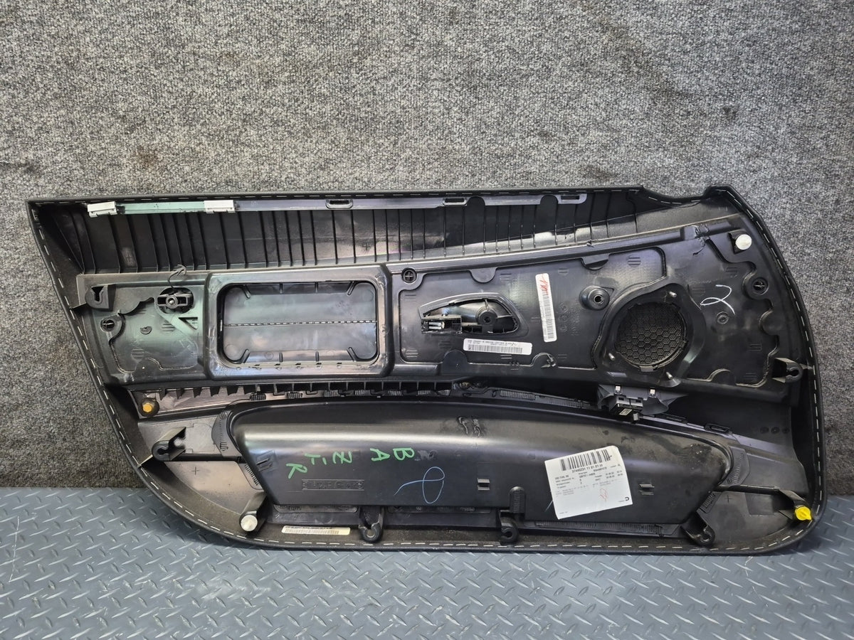 03-05 BMW E85 Z4 Set of 2 Left & Right Door Interior Trim Panel Black OEM