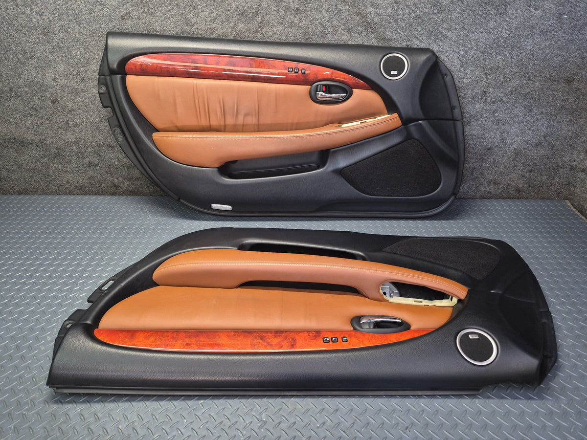 02-10 Lexus Z40 SC430 Set of 2 Left & Right Door Interior Trim Cover Panel OEM