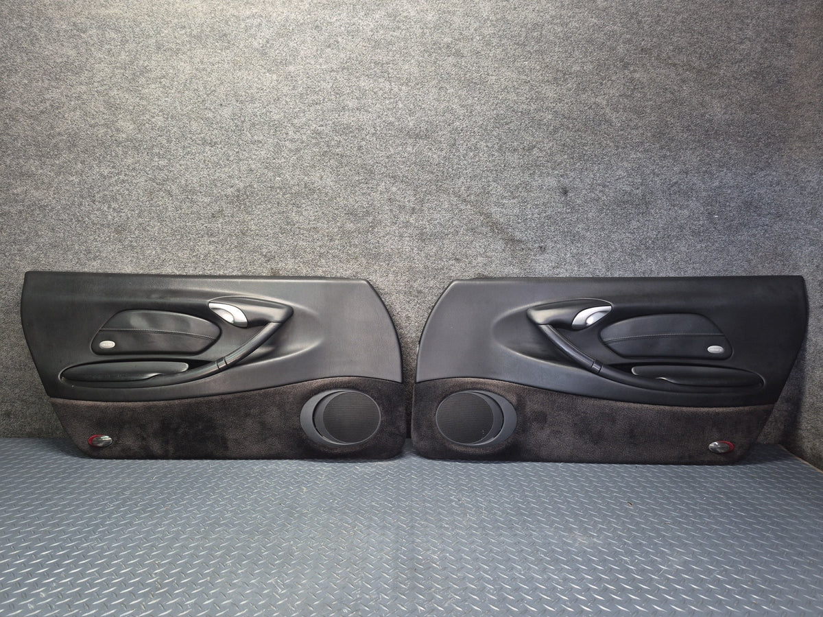 2000-2002 Porsche Boxster 986 Left & Right Door Interior Trim Panel Set of 2