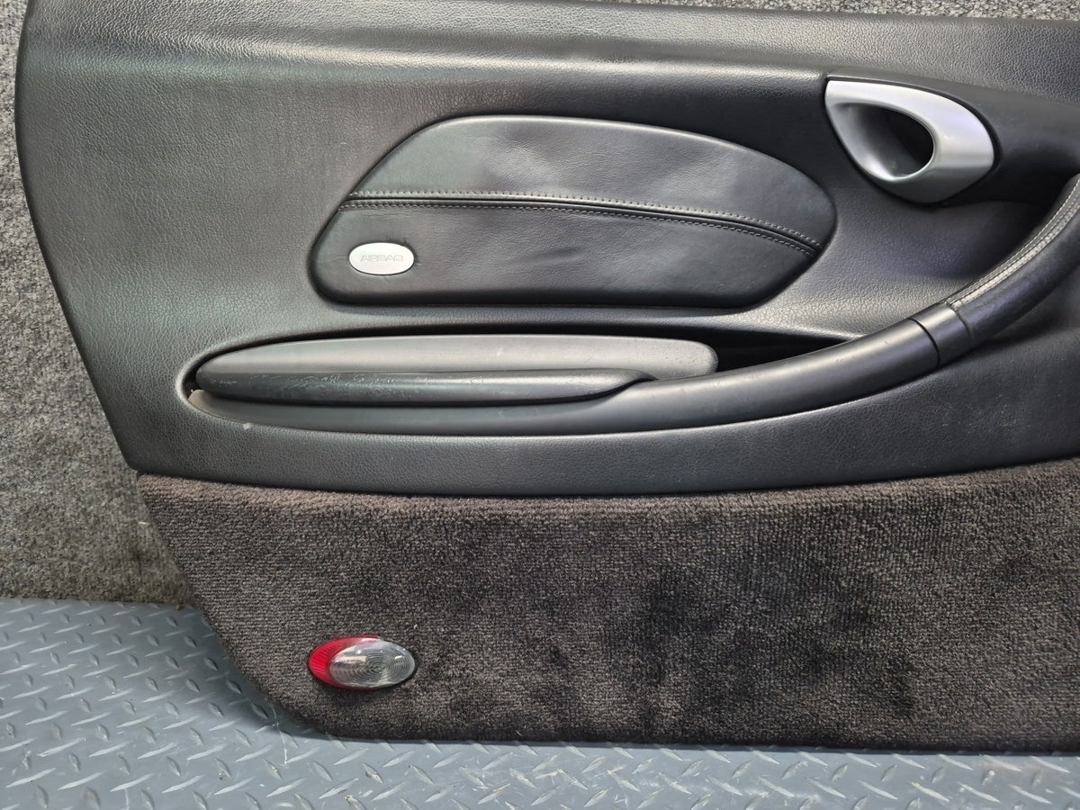 2000-2002 Porsche Boxster 986 Left & Right Door Interior Trim Panel Set of 2