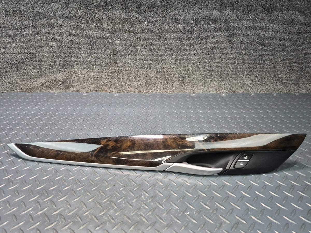 2014-2018 BMW F15 X5 Front & Rear Door Wood Trim Cover Panel Set of 4