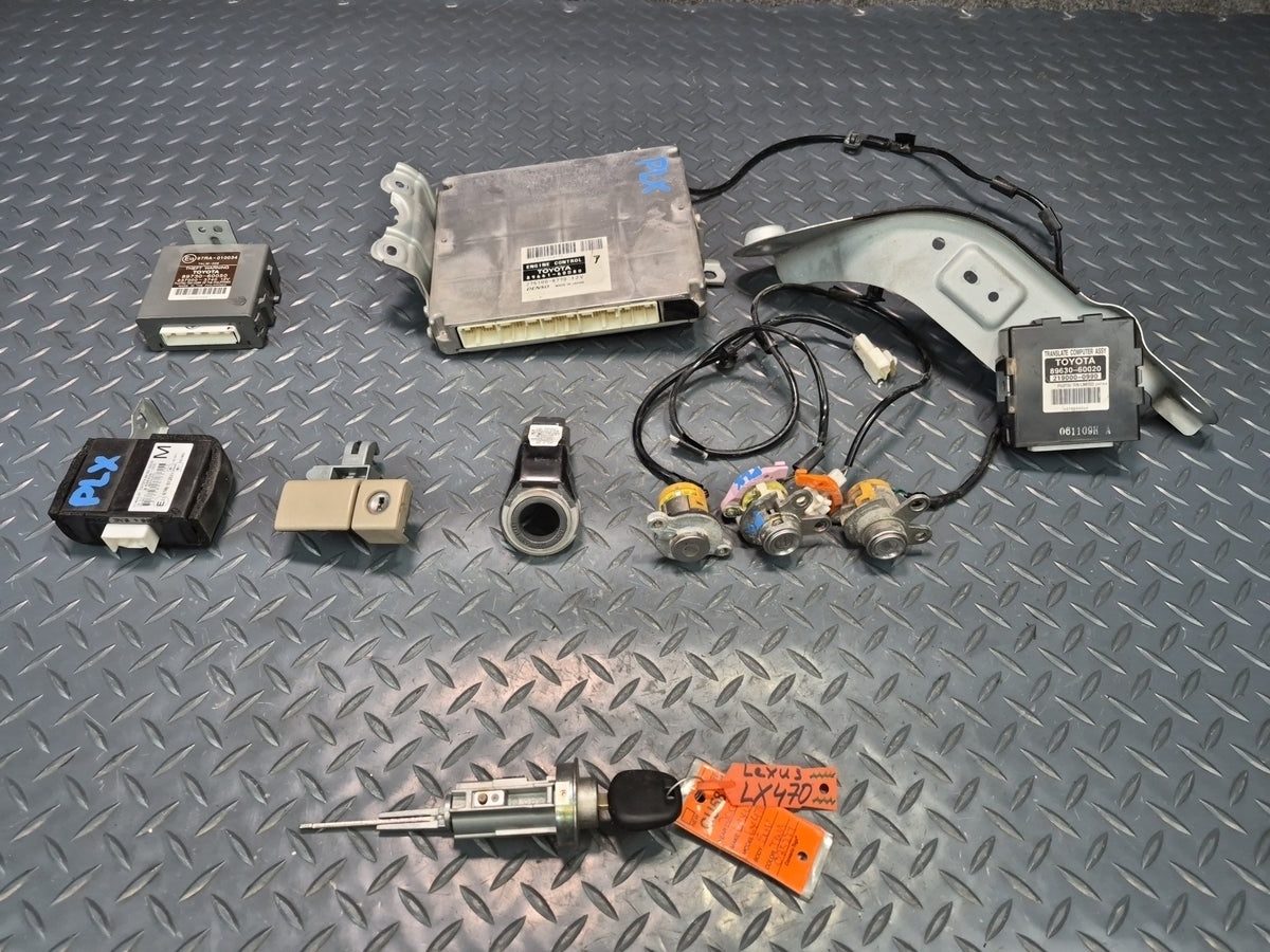 2007 Lexus UZJ100L LX470 2UZFE Engine ECU Transalate Ignition Switch Lock Set