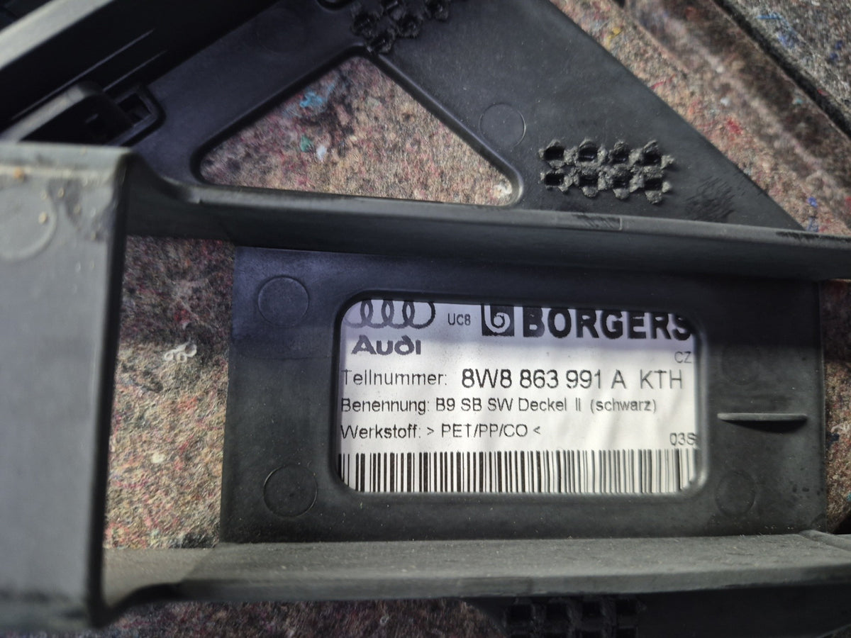18-21 Audi S5 A5 Sportback Trunk Rear Left Quarter Panel Trim Cover Black OEM