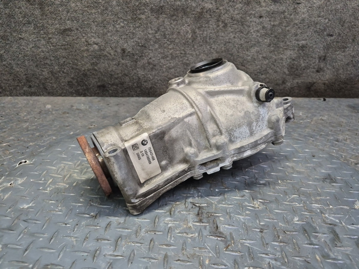 2014-2018 BMW F15 X5 4.4L N63 AWD Front Axle Differential Carrier 3:15 Ratio 72k
