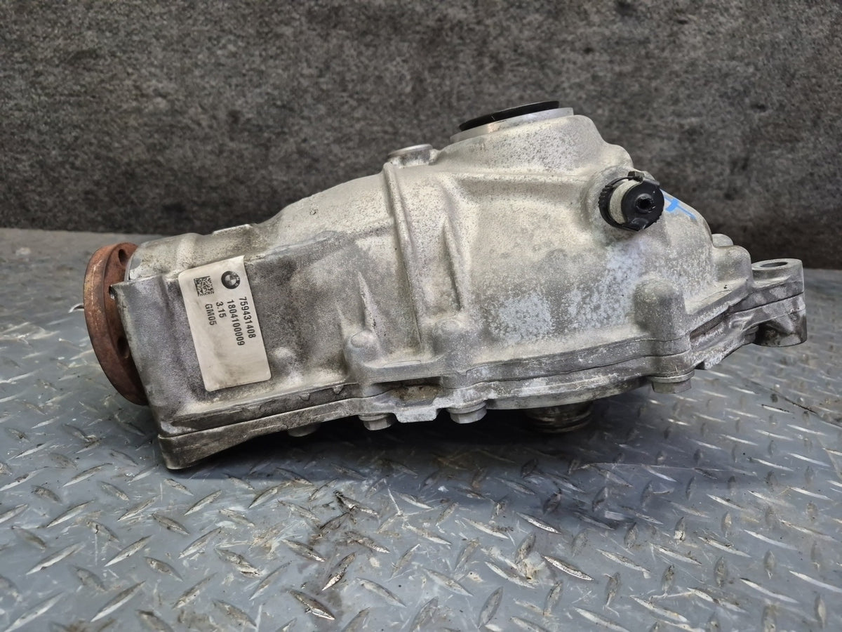 2014-2018 BMW F15 X5 4.4L N63 AWD Front Axle Differential Carrier 3:15 Ratio 72k