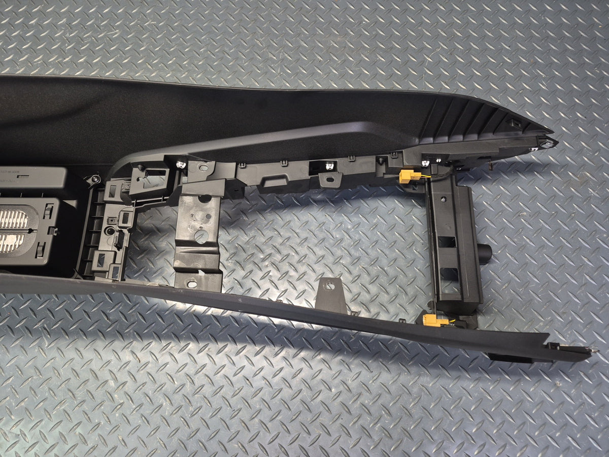 17-25 Audi A4 S4 A5 S5 Front Center Console Frame Trim Cover Panel Black OEM