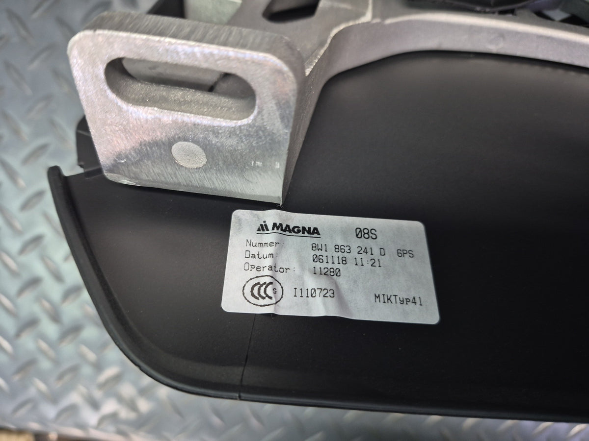 17-25 Audi A4 S4 A5 S5 Front Center Console Frame Trim Cover Panel Black OEM