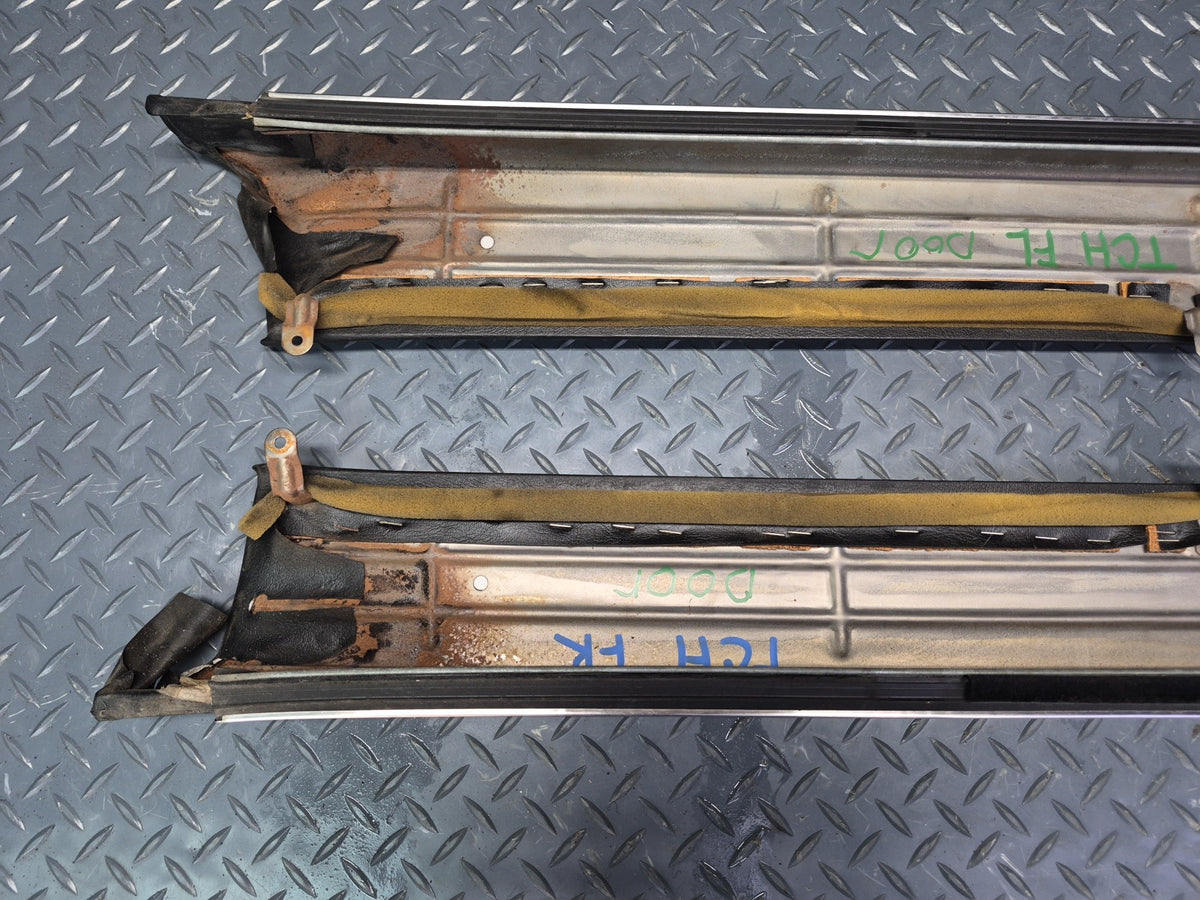 1983 Toyota Celica RA65 Convertible Set of 2 Door Upper Interior Trim Panel OEM