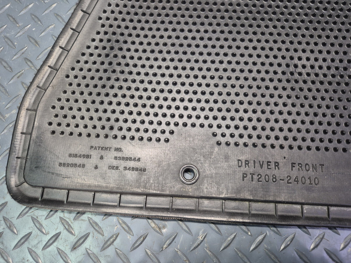 02-10 Lexus UZZ40L SC430 Front & Rear Left Right Floor MAT Carpet Black Set OEM