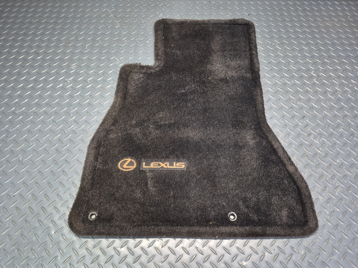 02-10 Lexus UZZ40L SC430 Front & Rear Left Right Floor MAT Carpet Black Set OEM