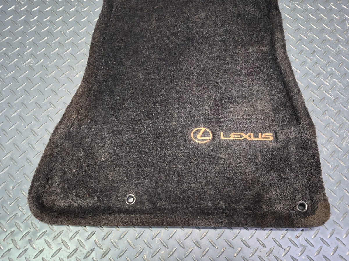 02-10 Lexus UZZ40L SC430 Front & Rear Left Right Floor MAT Carpet Black Set OEM