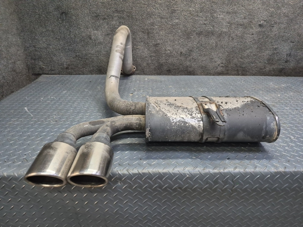 97-99 Chevrolet Corvette C5 Rear Left & Right Exhaust Muffler w Tips Set 45K OEM