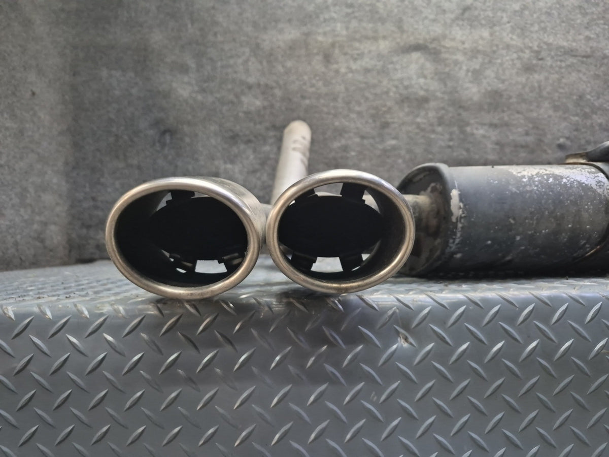 97-99 Chevrolet Corvette C5 Rear Left & Right Exhaust Muffler w Tips Set 45K OEM