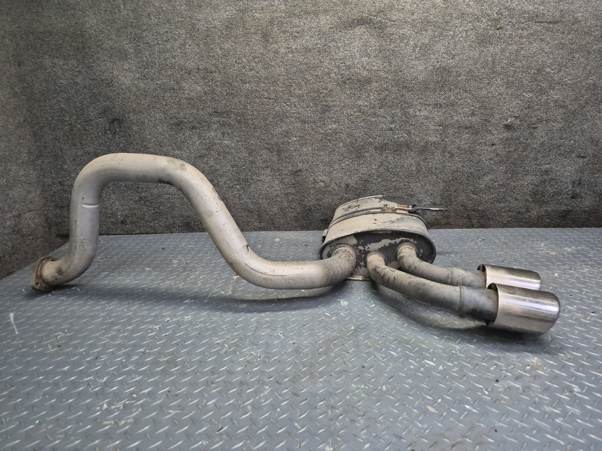 97-99 Chevrolet Corvette C5 Rear Left & Right Exhaust Muffler w Tips Set 45K OEM