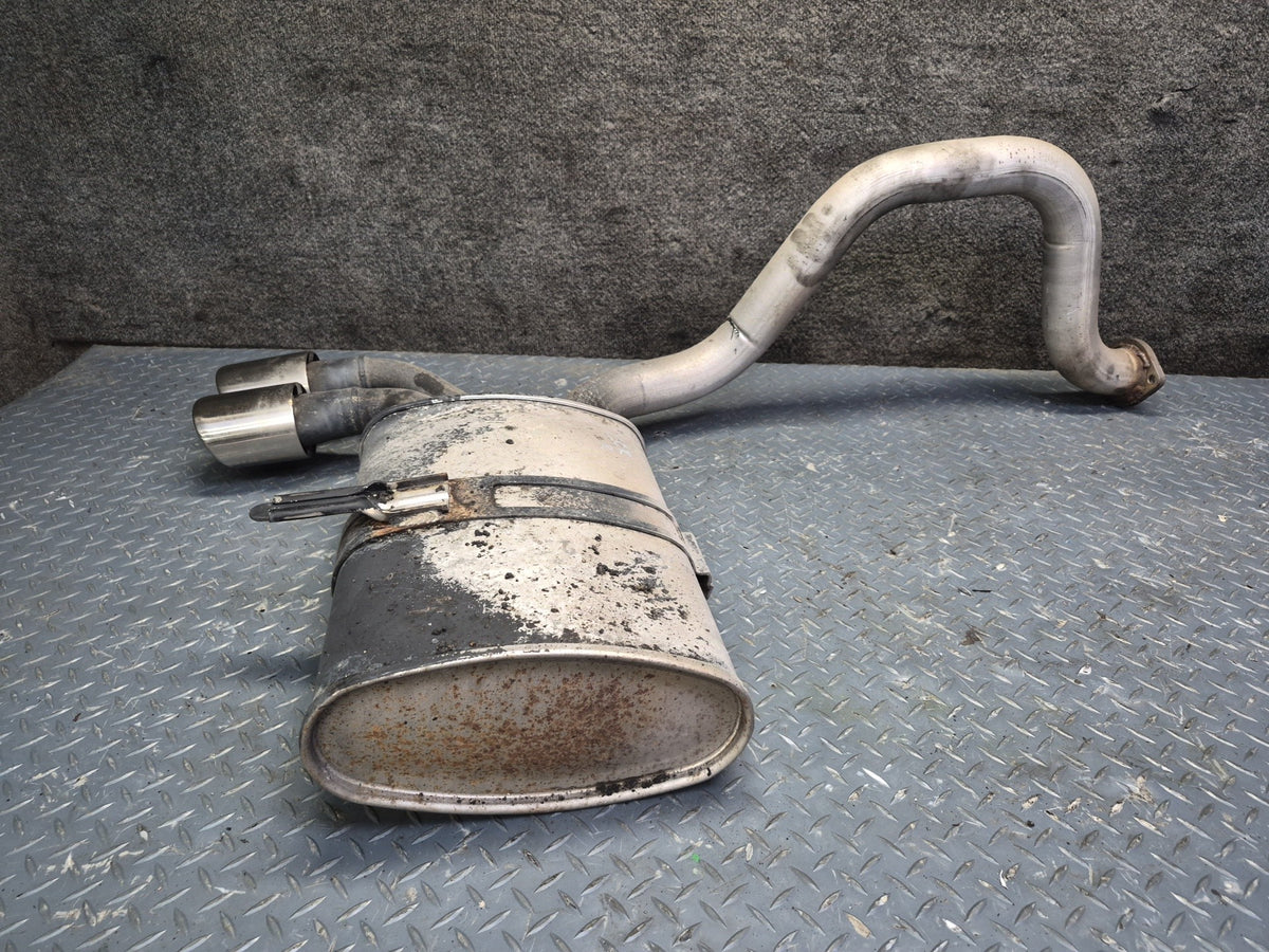 97-99 Chevrolet Corvette C5 Rear Left & Right Exhaust Muffler w Tips Set 45K OEM