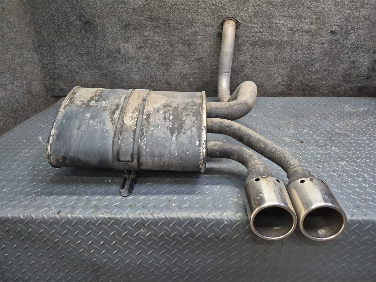 97-99 Chevrolet Corvette C5 Rear Left & Right Exhaust Muffler w Tips Set 45K OEM