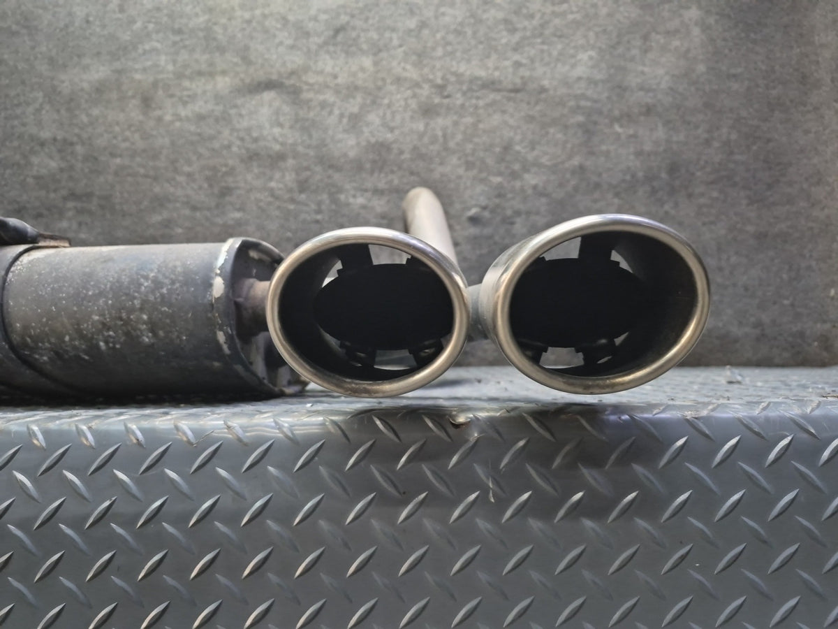 97-99 Chevrolet Corvette C5 Rear Left & Right Exhaust Muffler w Tips Set 45K OEM