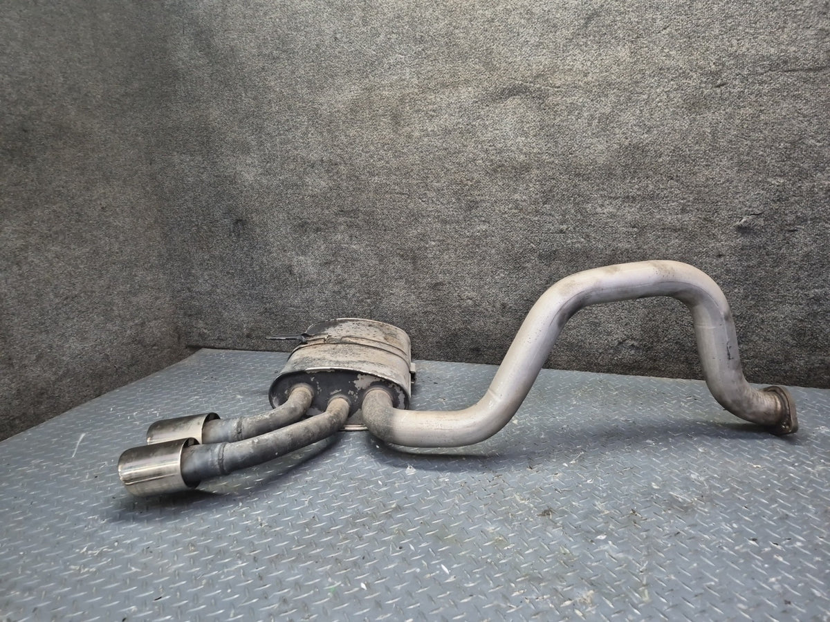 97-99 Chevrolet Corvette C5 Rear Left & Right Exhaust Muffler w Tips Set 45K OEM