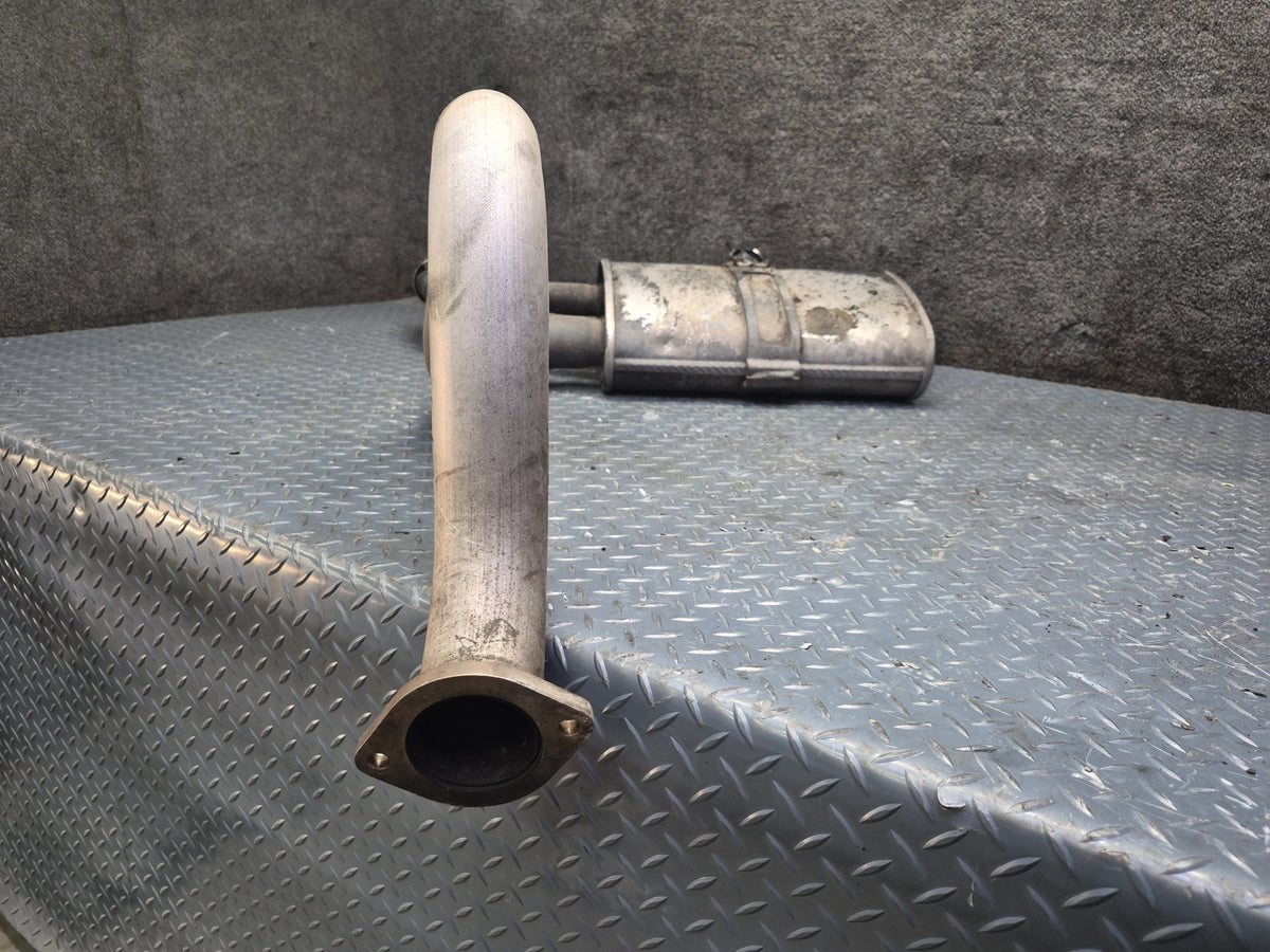 97-99 Chevrolet Corvette C5 Rear Left & Right Exhaust Muffler w Tips Set 45K OEM