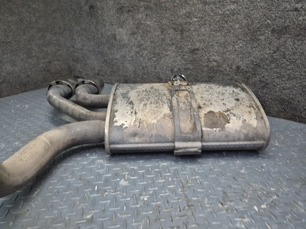97-99 Chevrolet Corvette C5 Rear Left & Right Exhaust Muffler w Tips Set 45K OEM
