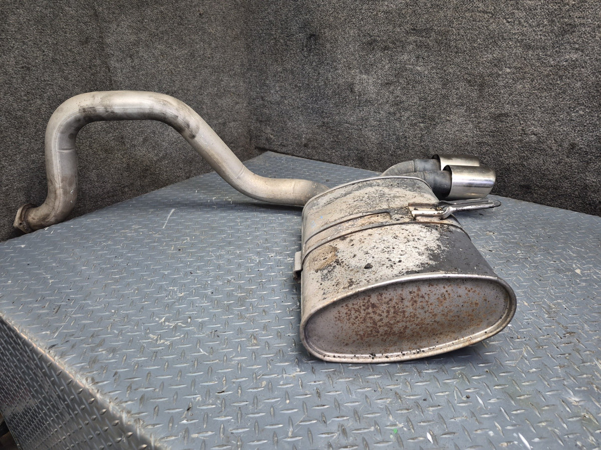 97-99 Chevrolet Corvette C5 Rear Left & Right Exhaust Muffler w Tips Set 45K OEM