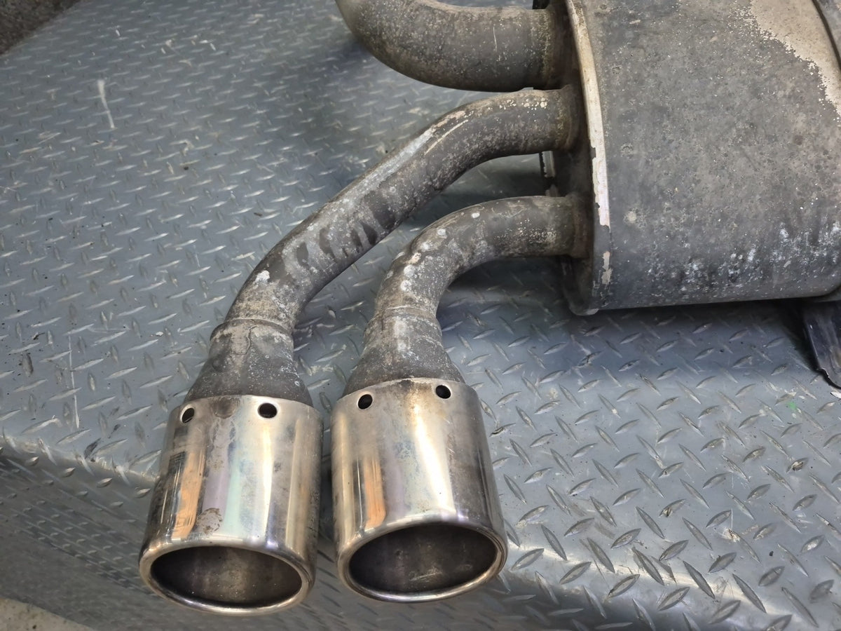 97-99 Chevrolet Corvette C5 Rear Left & Right Exhaust Muffler w Tips Set 45K OEM