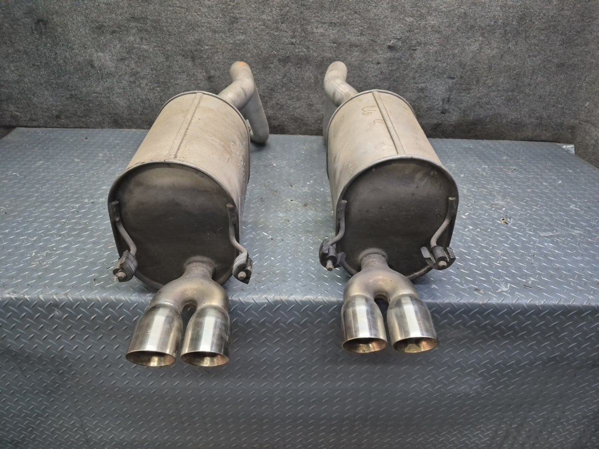 05-08 Chevrolet Corvette C6 LS2 Set of 2 Rear Left & Right Exhaust Muffler OEM