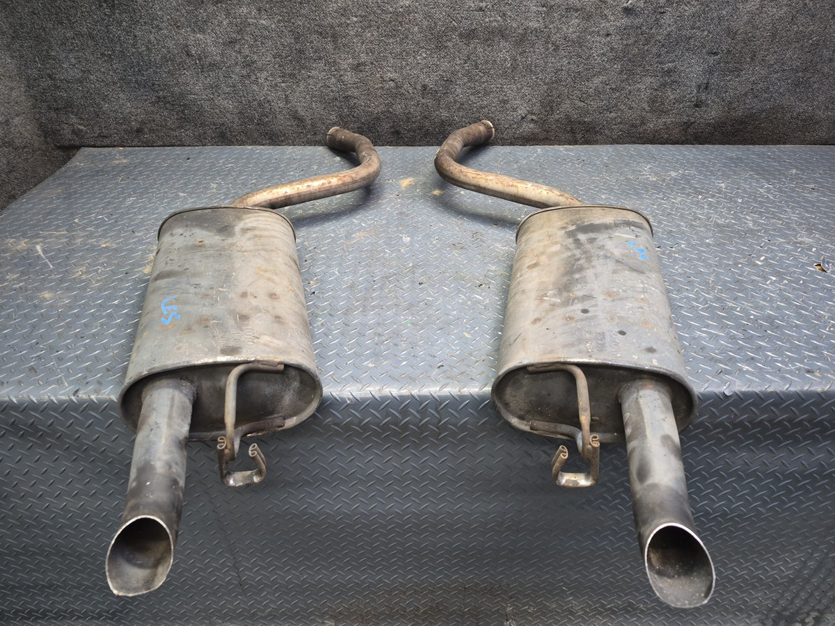 98-00 Lexus UCF20L LS400 Set of 2 Rear Left & Right Exhaust Muffler OEM