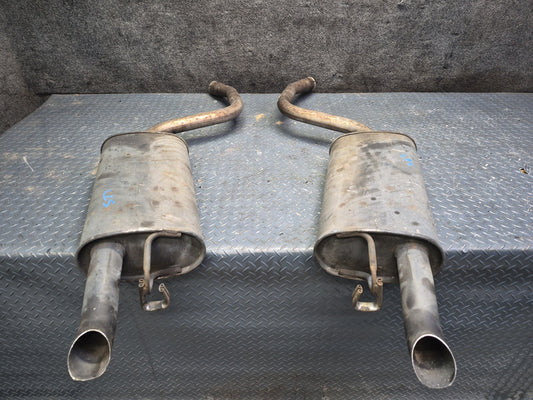 98-00 Lexus UCF20L LS400 Set of 2 Rear Left & Right Exhaust Muffler OEM