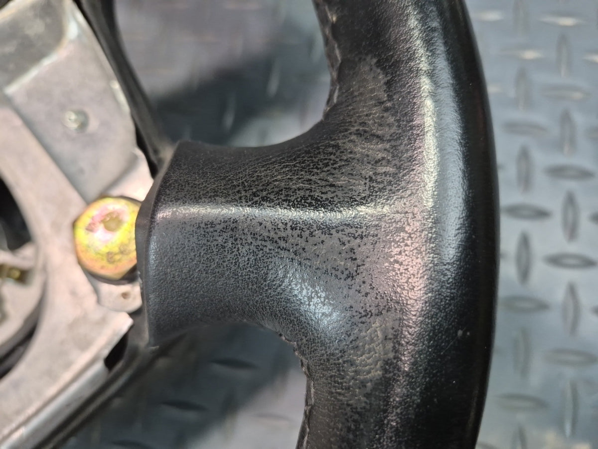 1997-2004 Porsche Boxster 986 M/T 4-SPOKE Driver Steering Leather Black