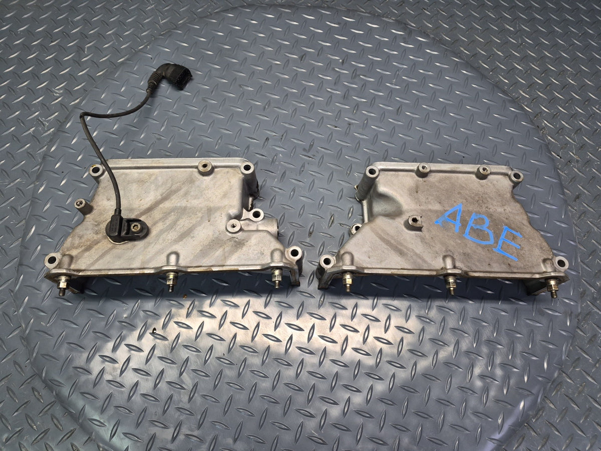 1996-1997 BMW E31 840Ci M62 Engine Timing Chain Cover Plate Set of 2