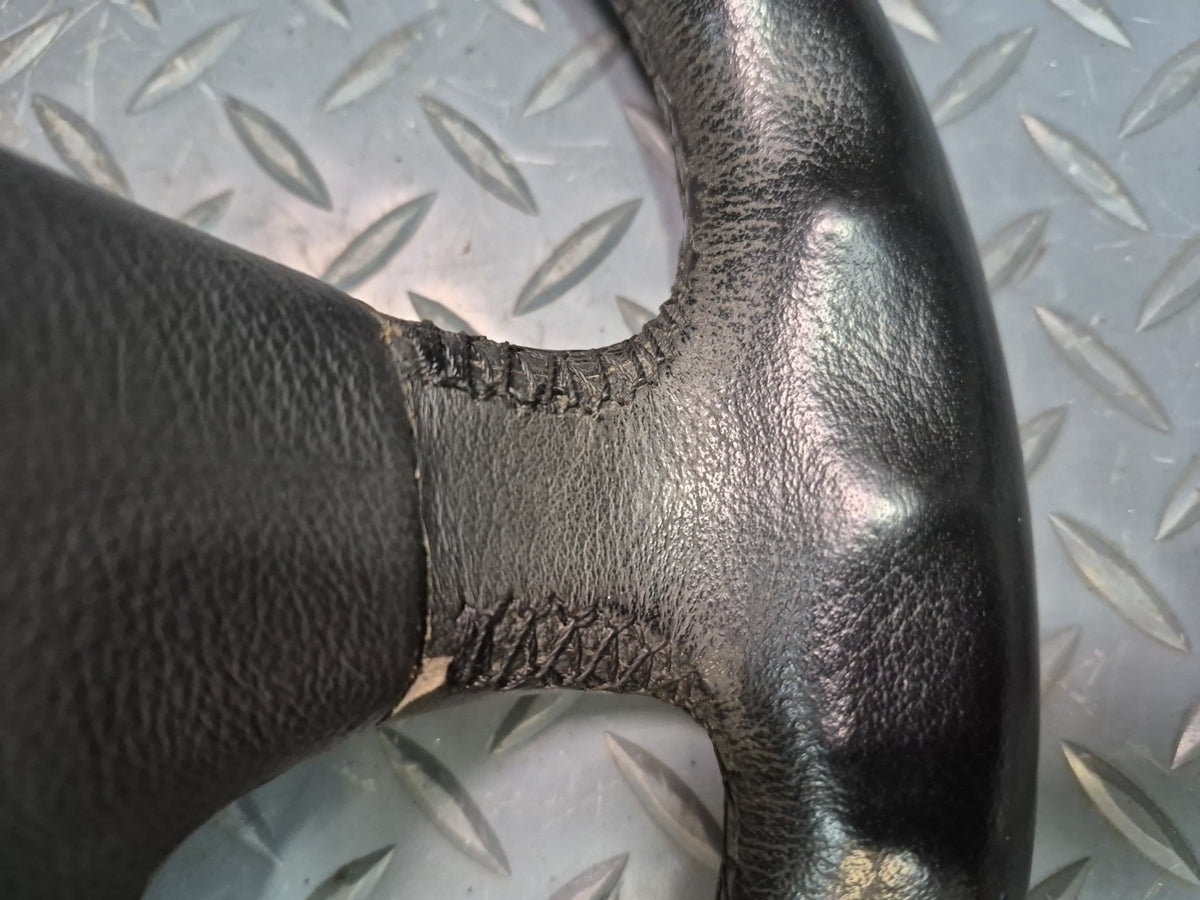 1997-2004 Porsche Boxster 986 M/T 4-SPOKE Driver Steering Leather Black